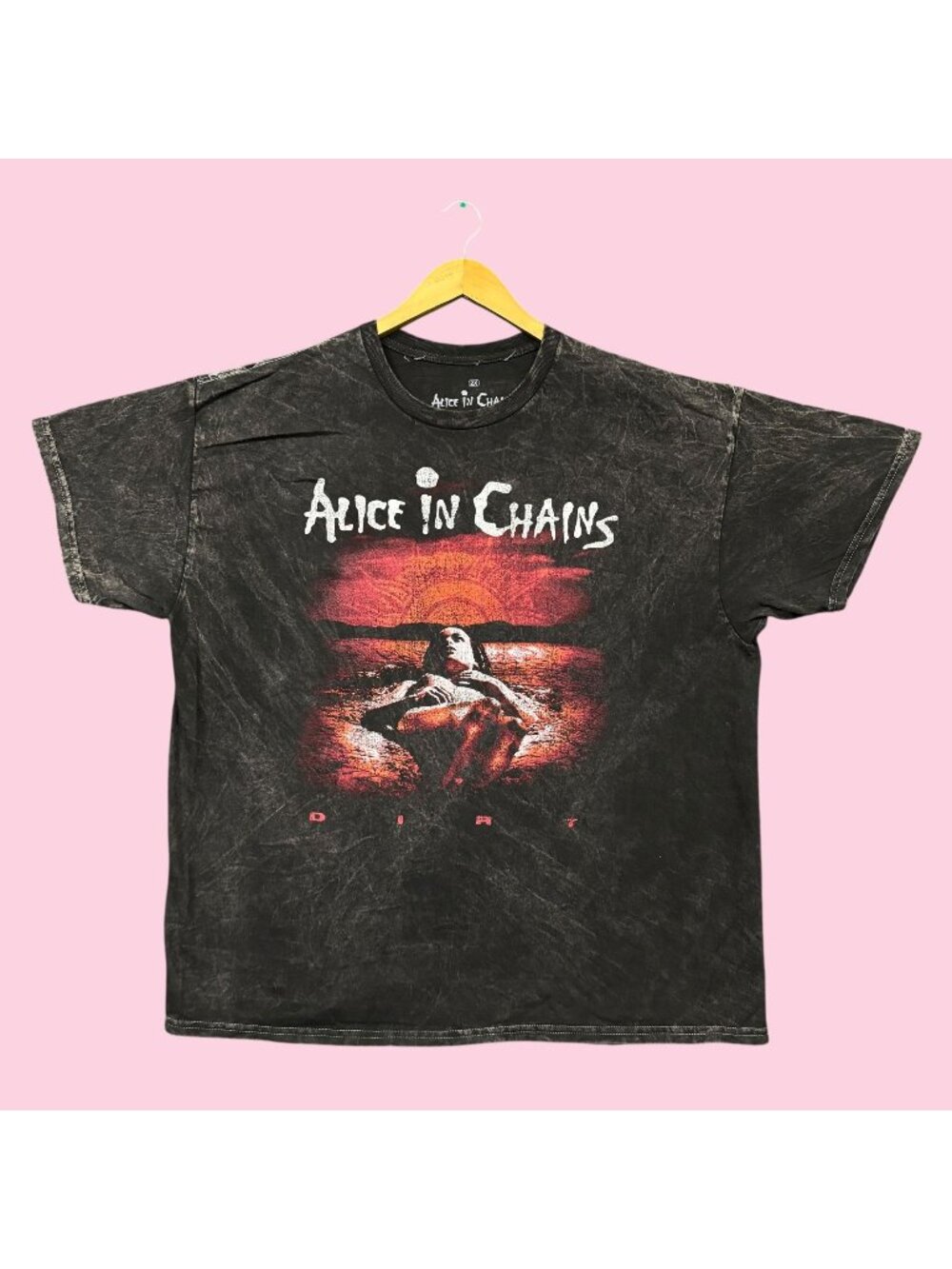 Alice In Chains Dirt Est 1987 Rock Band Mineral Wash Tee 2X